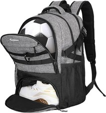 Soccer Backpack for Men and Women,Sports Bag with Ball Compartment,Gym Backpack