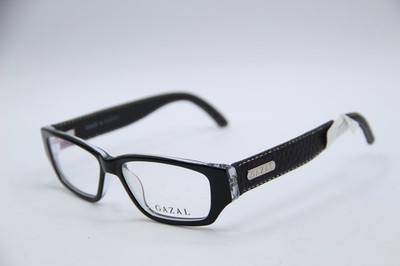 NEW STITCHE BY GAZAL COL.B BLACK AUTHENTIC EYEGLASSES 51-15