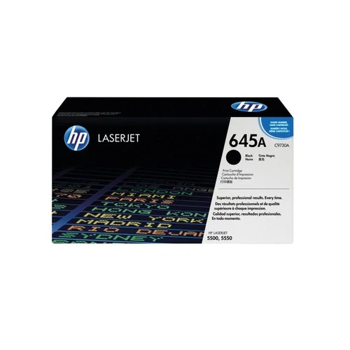 Genuine Original HP 645A Black Toner Cartridge | Works with HP Color LaserJet 55