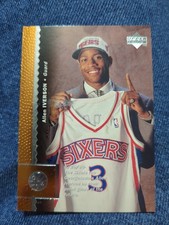 Allen Iverson 1996-97 Upper Deck Rookie Card RC Philadelphia 76ers NBA . rookie card picture
