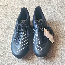 adidas RS15 Elite Rugby Boots Black/White UK 8.5 Changeable Studs