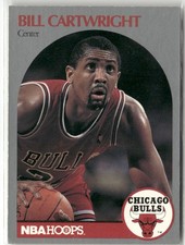 1990-91 HOOPS #61 BILL CARTWRIGHT CHICAGO BULLS