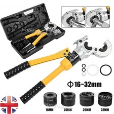 6T Hydraulic Copper Pipe Fittings Crimping and Plumbing Tool with 4 Crimp Dies