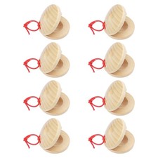 8 Pcs Orff Round Dance Board Castanets Musical Instruments Baby Toy