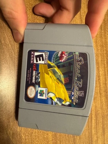 Stunt Racer Nintendo 64 N64 RARE authentic video game cart only ISSUE READ race