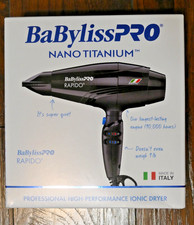 BaBylissPRO Hair Dryer Nano Titanium Rapido 2000Watt Blow Dryer NEW