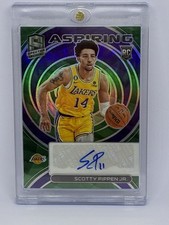 2022-23 Spectra Aspiring Autograph Scotty Pippen Jr. /50 (RC) Lakers 