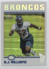 2004 Topps Chrome Refractor DJ Williams #191 13h2