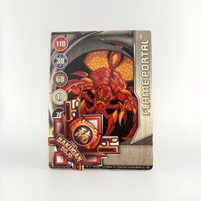 Bakugan New Vestroia Flame Portal 🥈 Silver Gate Serial 1/48i Fire Scorpion
