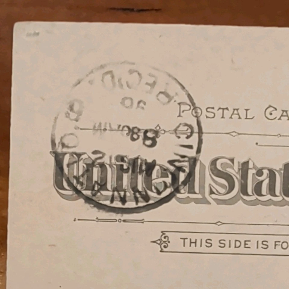 US EARLY POSTAL CARD #UX12 LA. TO CINCINNATI 1896 POSTAL Card - Image 2 of 4