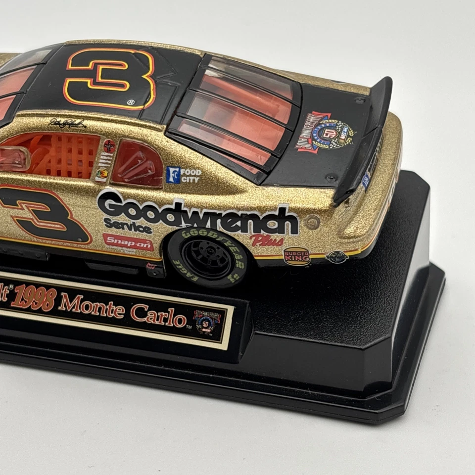 VTG #3 Dale Earnhardt 1998 Bass Pro Shops Monte Carlo 1:43 Diecast Hasbro NASCAR - Image 4 of 4