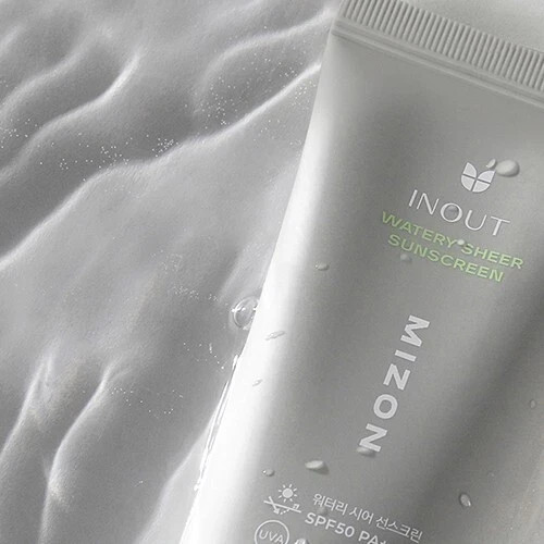 MIZON Inout Watery Sheer Sunscreen SPF 50+ PA++++ 50ml | Lightweight UV Care
