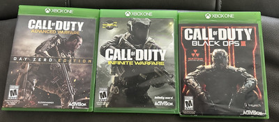 XBOX ONE Lot - Call of Duty Advanced Warfare, Infinite Warfare, BLACK OPS 3