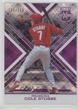 2016 Panini Elite Extra Edition Aspirations Purple 198/200 Cole Stobbe #86 0o9