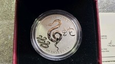 Proof  Silver 10 Dollar  " Year of the Snake 2013"PP