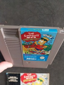 The Simpsons Bart Vs Space Ex-Mutants Nintendo Nes Pal A Mattel Eng Verwendet