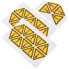  24 Pcs Warning Sticker Caution Decal Machine Labels Security Stickers