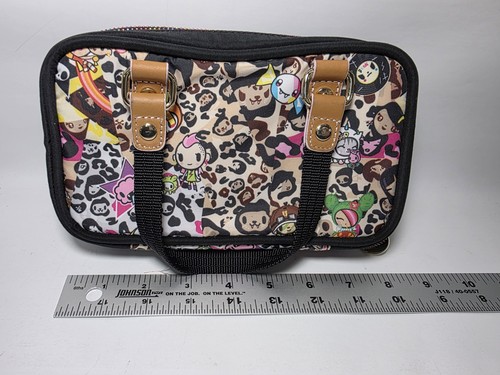Tokidoki Leo Bacio Small Double Rainbow Zip Handbag Purse Clutch (P7) - Picture 10 of 11