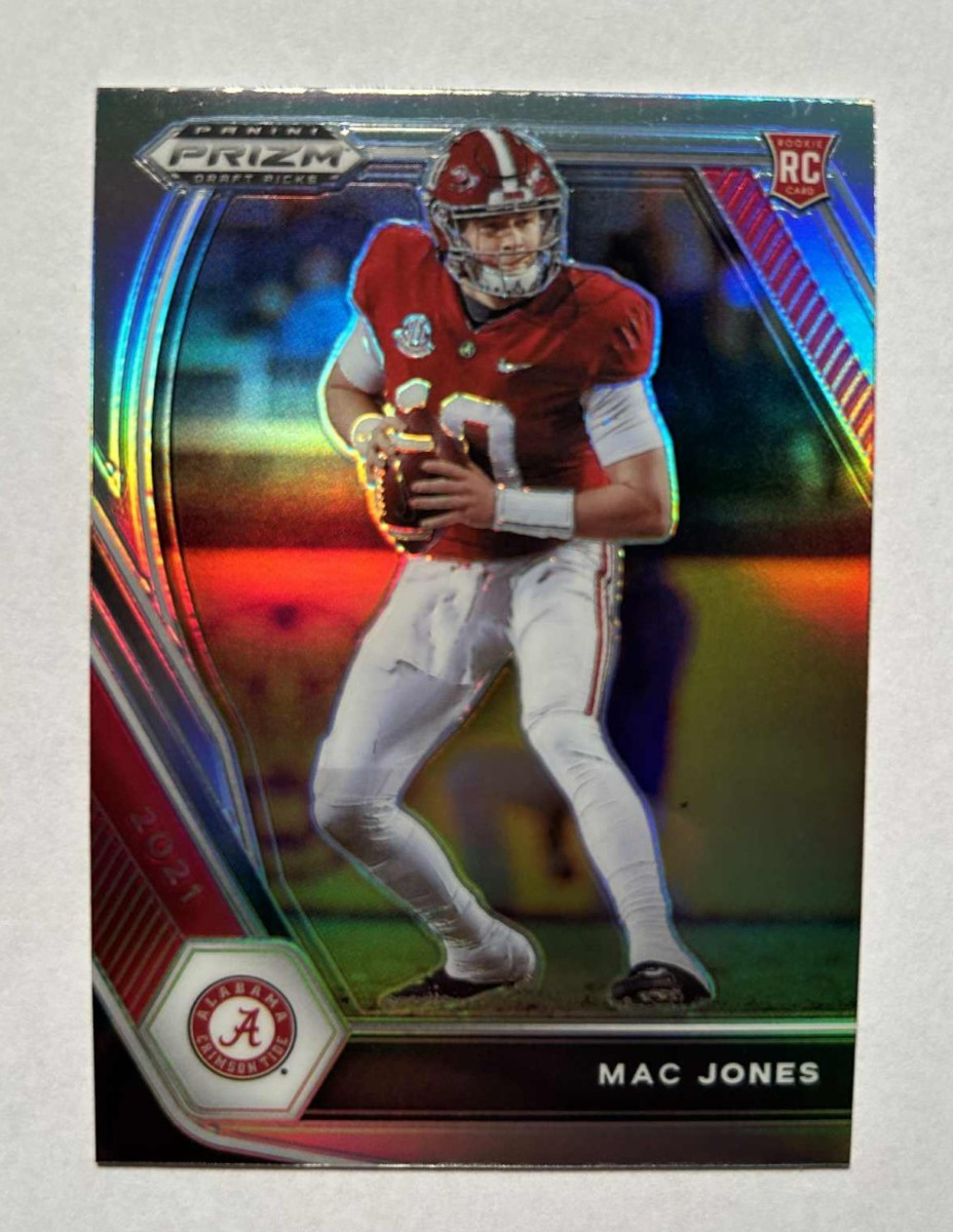 Mac Jones RC, Silver Prizm #104 - 2021 Panini Prizm Draft Picks