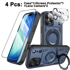 For iPhone 17 Pro/Pro Max 4-in-1 Kit -1x Case + 1x Screen + 2x Camera Protectors