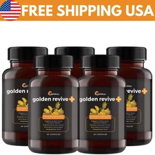 UpWellness Golden Revive + Joint Support Supplement Featuring Turmeric 5 pack
