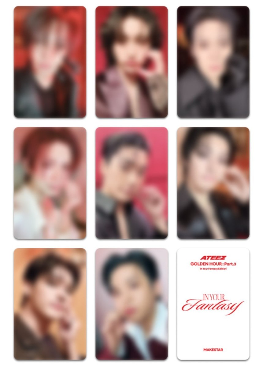ATEEZ LUCKYDRAW PHOTOCARD GOLDEN HOUR : Part.3 In Your