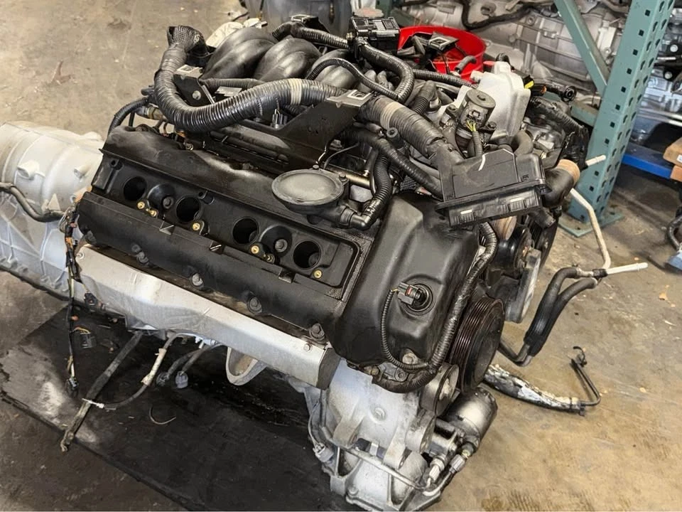 2004 2005 JAGUAR XJ XJ8 XJ8L VANDEN PLAS V8 4.2L MOTOR ENGINE OEM 80K Miles - Image 2 of 4