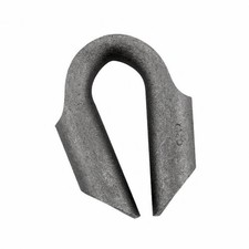 drahtseilthimble aus Stahl mit abgerundeten Kanten rohrf&ouml;rmige Drahtseil&ouml;se