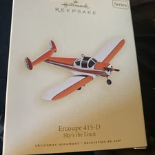 Hallmark Keepsake Ornament Ercoupe 415-D - “Sky's the Limit” 12th in Series NEW