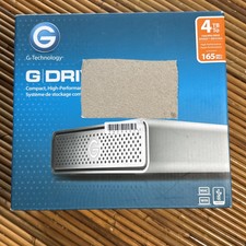 G-Technology G-DRIVE USB 4TB External HDD USB 3.0 7200RPM 165MB/s Silver W Cable