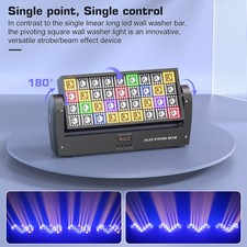 280W Moving Head Wall Wash Light Warm White RGB 36LED DJ Stage Beam Bar Lights