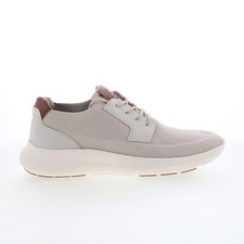 Rockport Jaxson Mens Gray Wide Mesh Lace Up Lifestyle Sneakers Shoes 11
