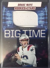 2025 Panini Rookies & Stars #BT-DME Drake Maye Big Time Patch Relic NE Patriots