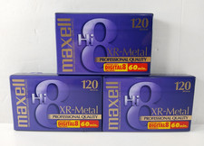 Maxell X-R Metal 120 Hi8 Digital 8 8mm Blank Camcorder Video Cassette Tapes NEW 