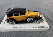 Solido Cord L 29 #4055 Yellow/Black Very Good Condition No Retail Box 1/43 Scale