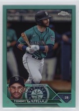 2023 Topps Chrome Update Aqua Refractor /199 Tommy La Stella #USC25 0b3