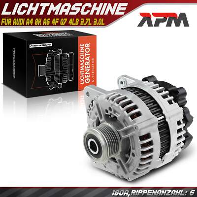 Lichtmaschine Generator 180A für Audi A4 8K A6 4F Allroad Avant Q7 4LB 2.7L 3.0L