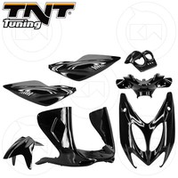 Kit Carella 7 Teile Lackierte Schwarz Metall MBK Nitro / Yamaha Aerox 50 2003