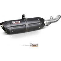 Auspuffanlage Mivv 2 Slip - ON Edelstahl Schwarz Suono Sport