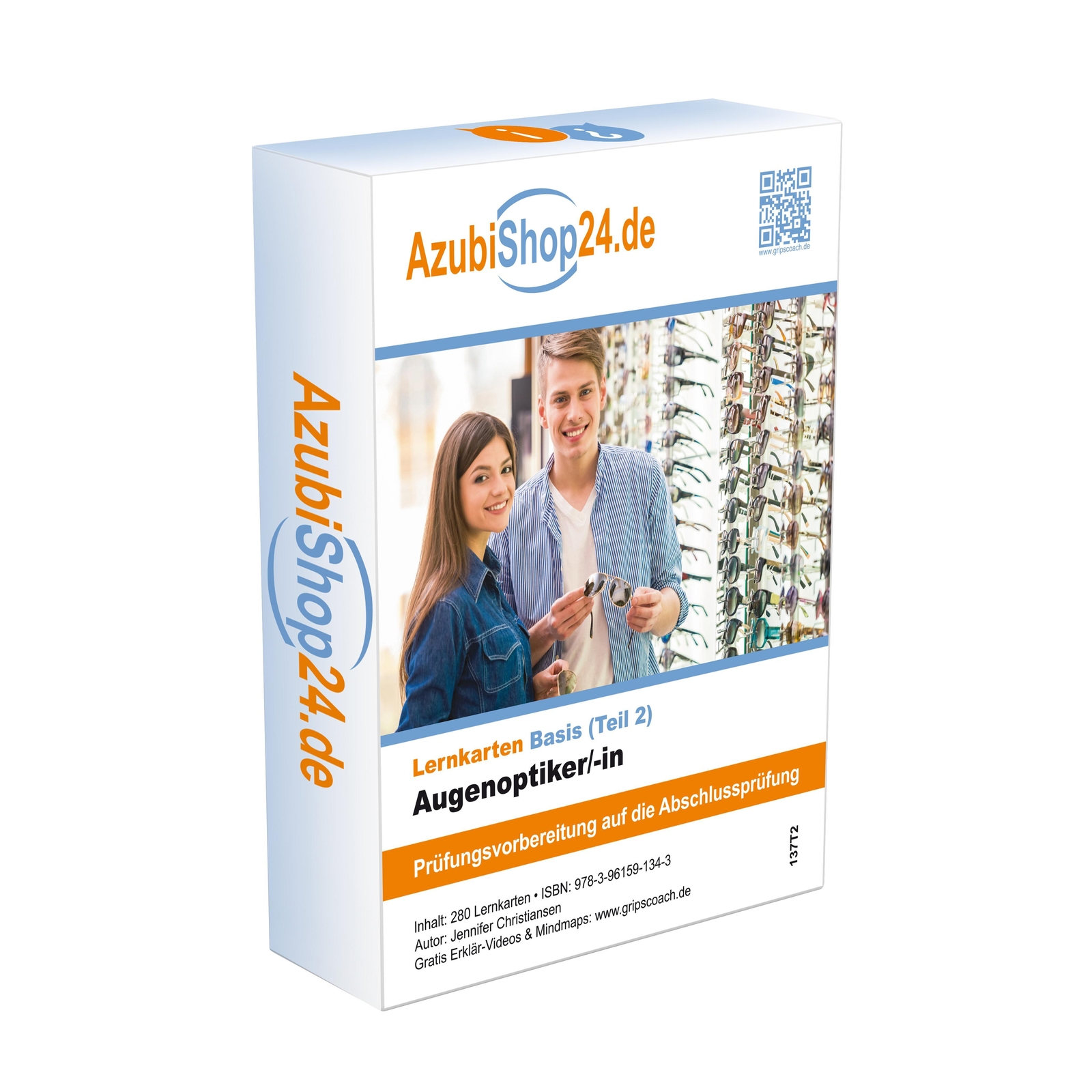 Thumbnail - Azubishop24.de Basis-lernkarten. Augenoptiker/-in Teil 2 Jennifer