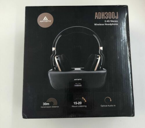 Ear Stereo Artiste Adh300j Manual Wireless Headphones For TV