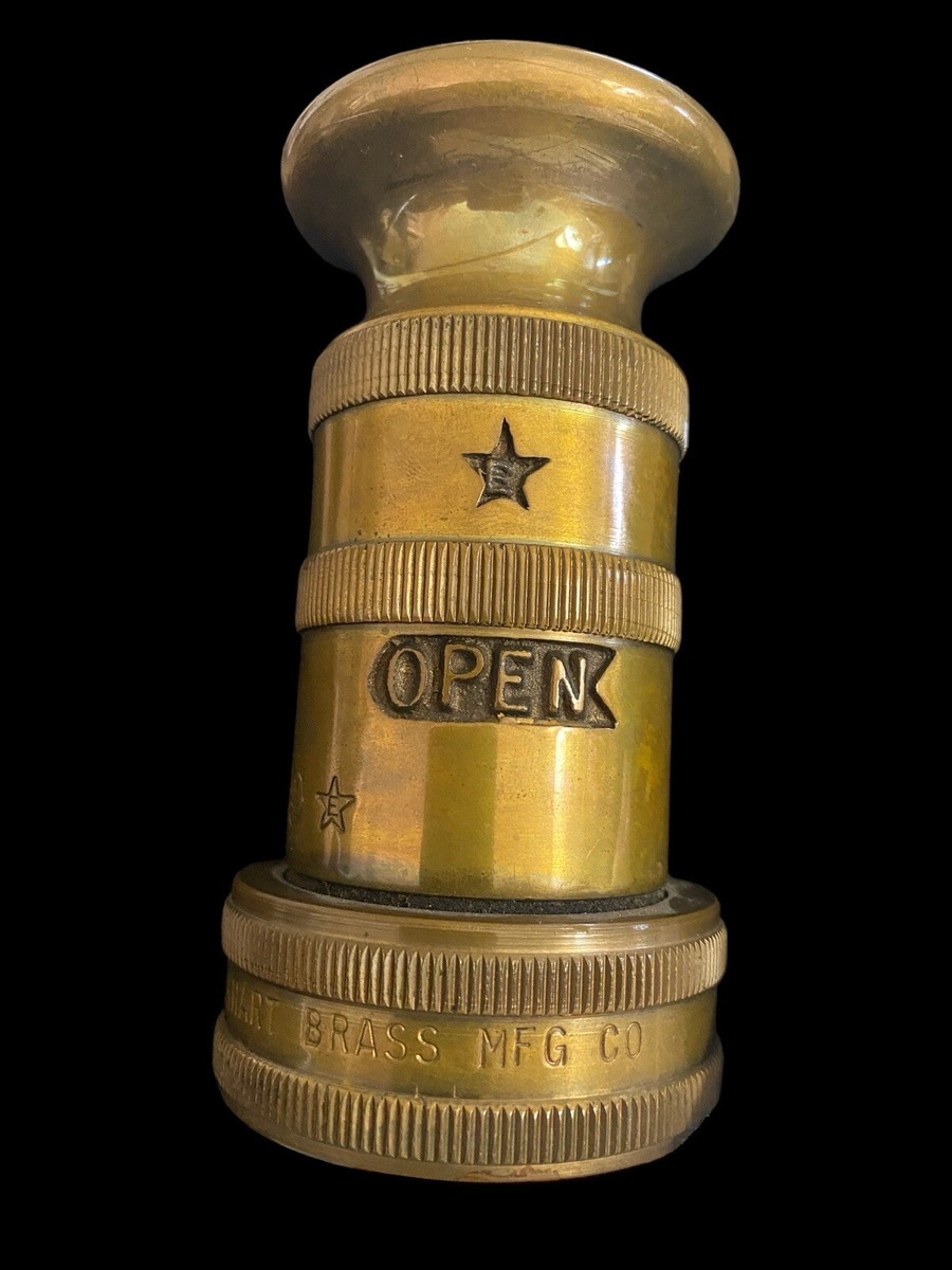 3 Lbs Solid Brass Fire nozzle Elkhart Brass L205 742-48SM 1948 | eBay