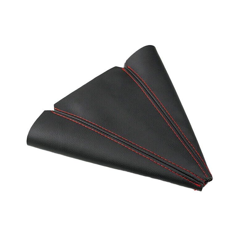 Black Leather Gear Shifter Shift Knob Gaitor Gaiter Boot Cover For ...
