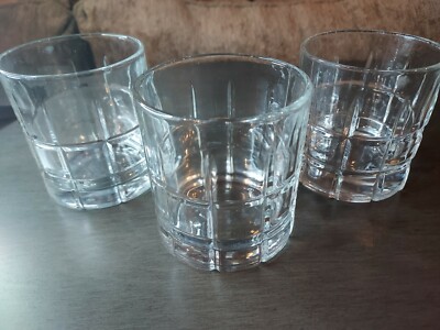 Rock Whiskey Glass Tumbler Set of 3 for Scotch Bourbon Rye Vodka Tequila