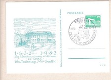 Kartka Weimar 150. Rocznica śmierci J.W. Goethe ..... S4