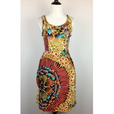 Edme & Esyllte Anthropologie Dress Womens 0 Silk Floral  