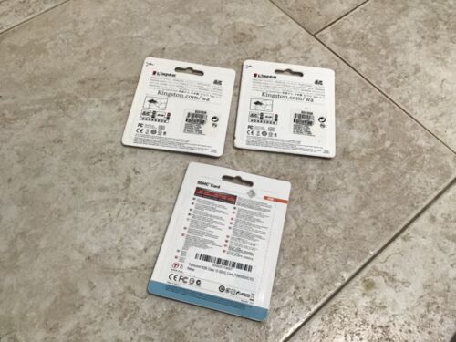2 Kingston 8GB MicroSDHC MicroSD SDHC SD Class 4 Flash TF Memory Card 8 GB - Picture 2 of 2