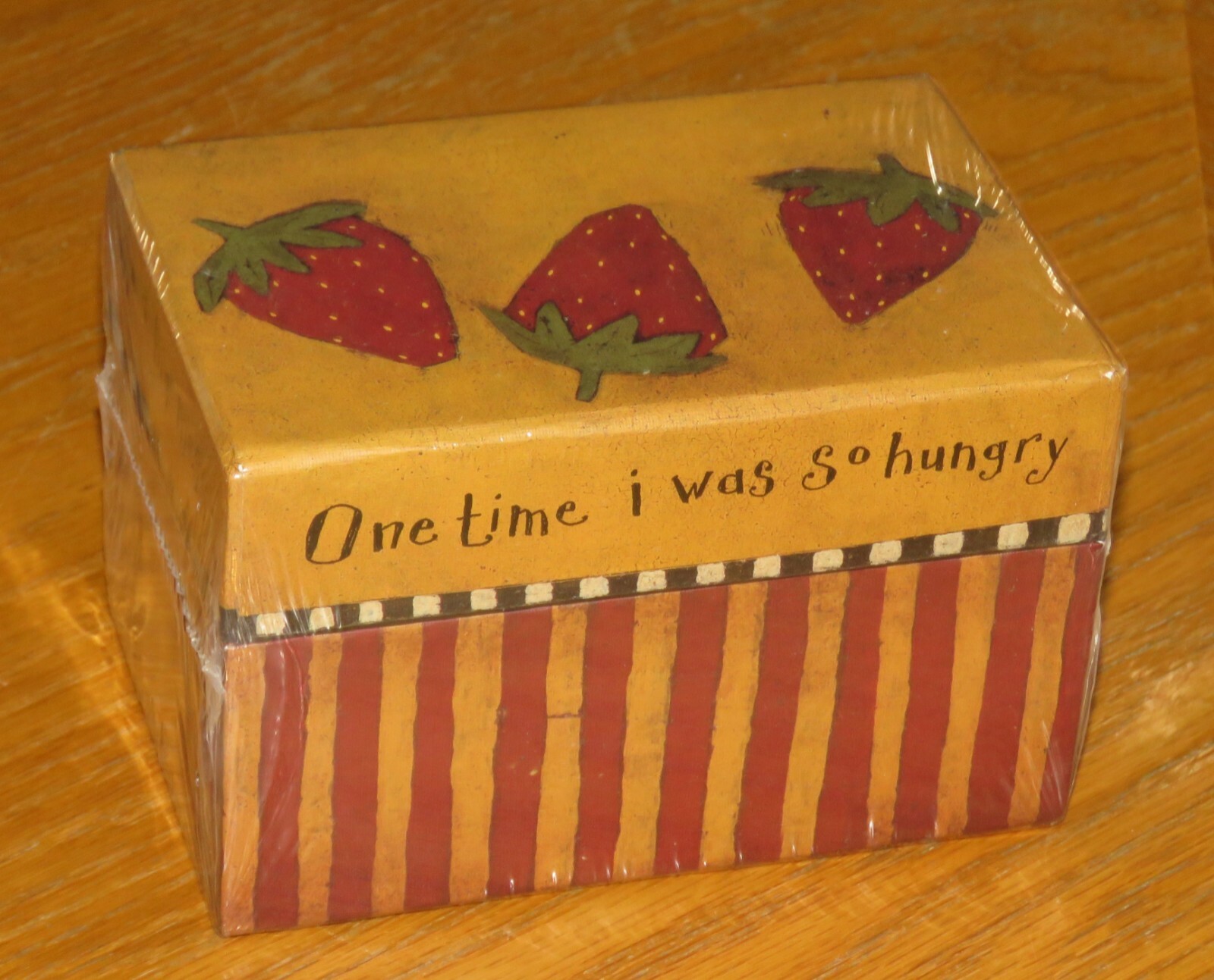 Dan Di Paolo Art - Strawberry Jelly Sandwich - Lang August Moon Recipe Card Box