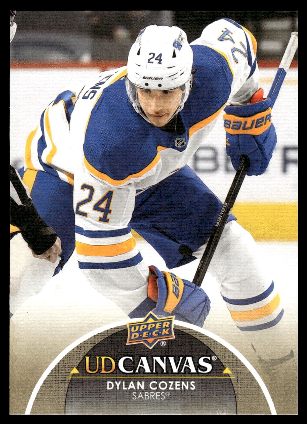 Dylan Cozens 2021-22 UD Series 1 Canvas Card Buffalo Sabres Hockey