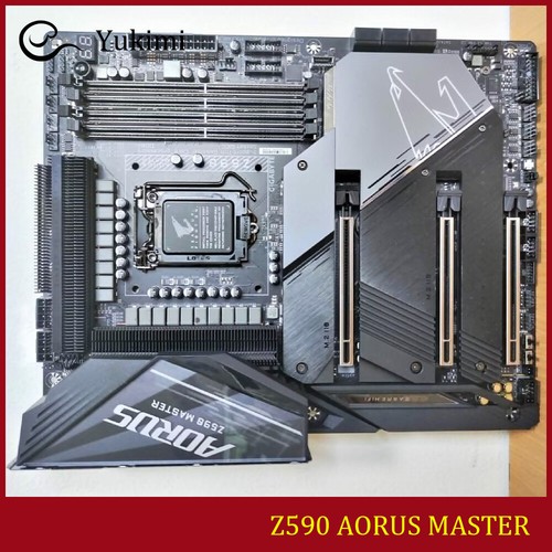 FOR GIGABYTE Z590 AORUS MASTER LGA1200 DDR4*4 128GB DP ATX Motherboard Test OK